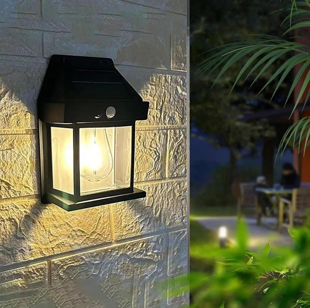 Solar Wall Lamp – Energy-Saving Outdoor Light with Waterproof Design for Home & Garden