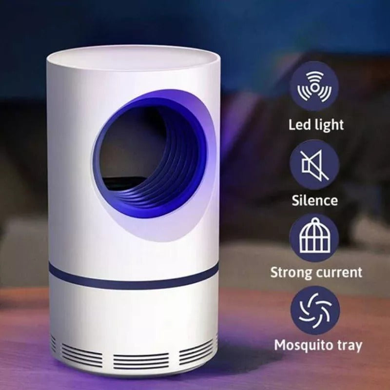 Mosquito Killer Lamp Electric Shocker Round – 360° UV Light Insect Trap for Home & Outdoor