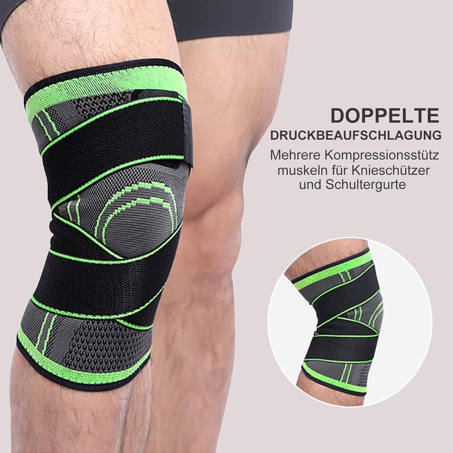 Adjustable Knee Support Band with Belt – Anti-Slip Knee Pad for Men & Women