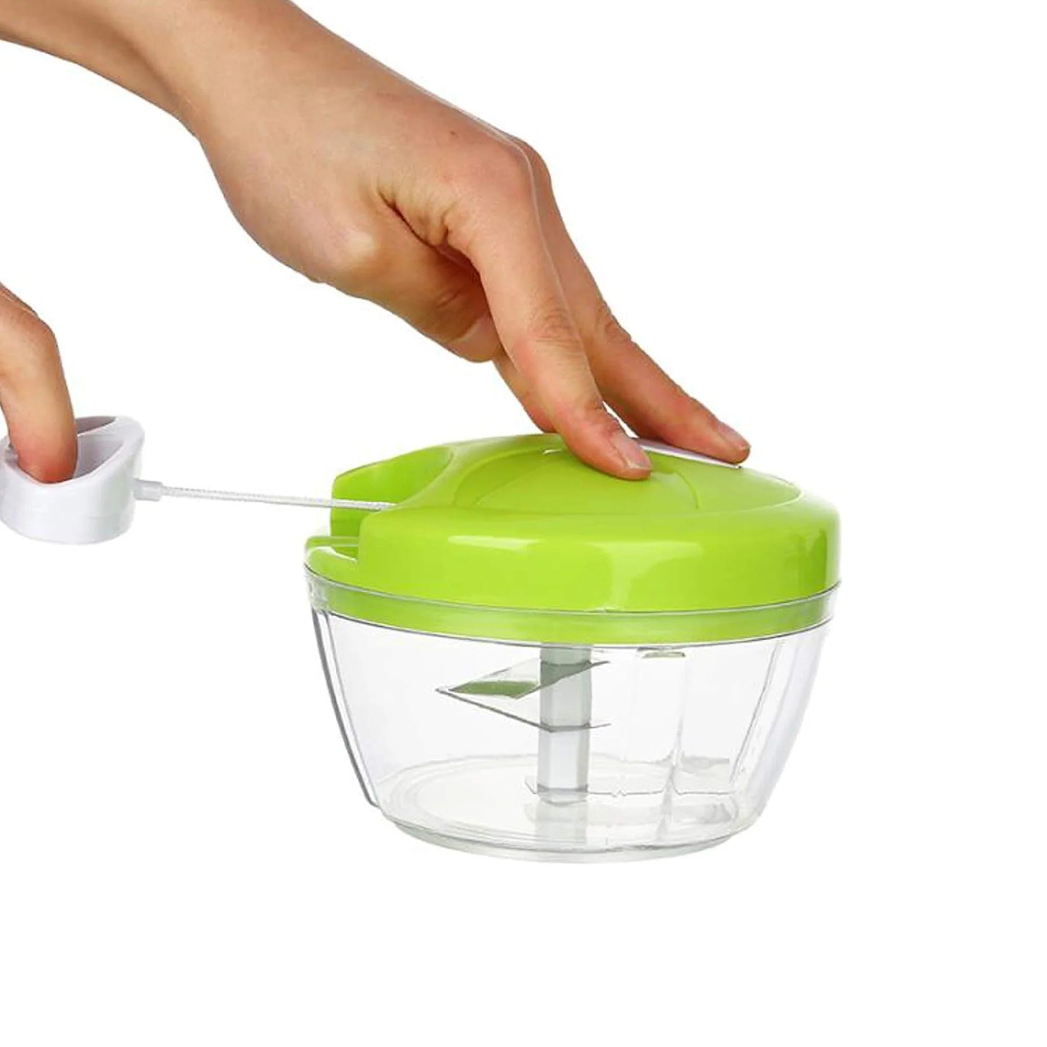 Multi-Function Food Processor – Chopper, Cutter, Grinder, Shredder, Mincer & Mini Garlic Slicer (Random Color)