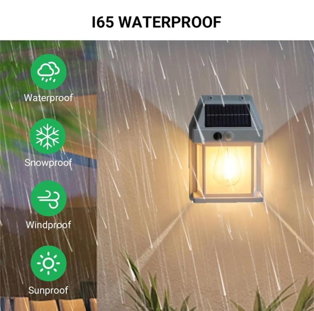 Solar Wall Lamp – Energy-Saving Outdoor Light with Waterproof Design for Home & Garden