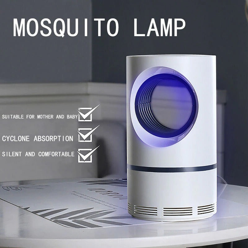 Mosquito Killer Lamp Electric Shocker Round – 360° UV Light Insect Trap for Home & Outdoor