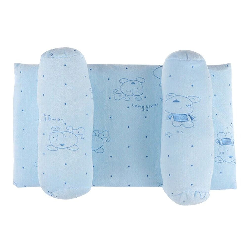 Soft Head Shaping Newborn Baby Pillow – Breathable Adjustable Infant Cushion for Flat Head Prevention (Random Color & Design)