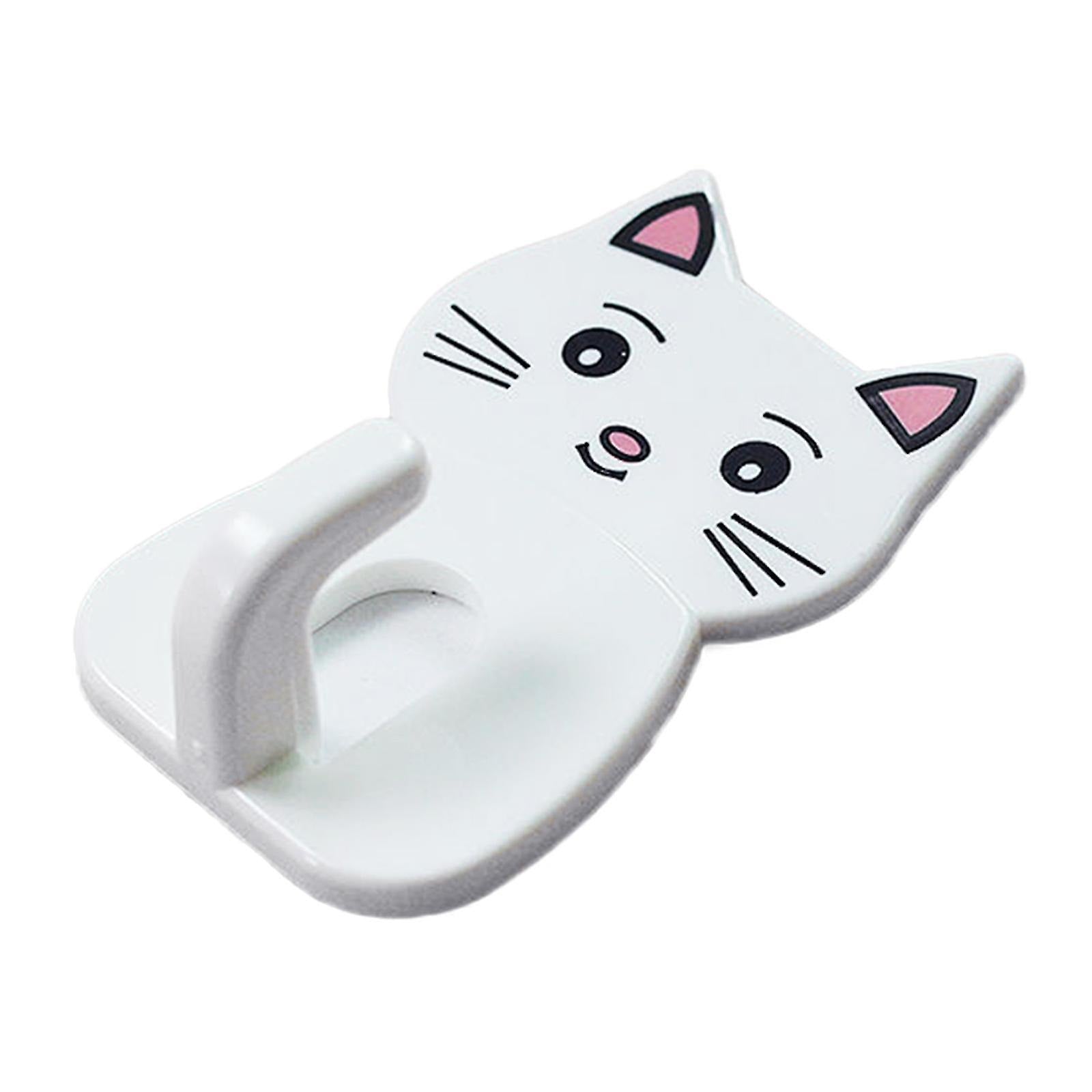 12 Pcs Cat Kitty Wall Hooks – Metallic Decorative Hooks for Keys, Kitchen, Bathroom & Home Organization