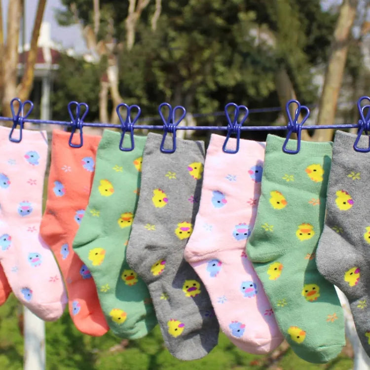 Clip & Hang Portable Clothesline – Elastic, Windproof & Eco-Friendly for Travel & Home Use