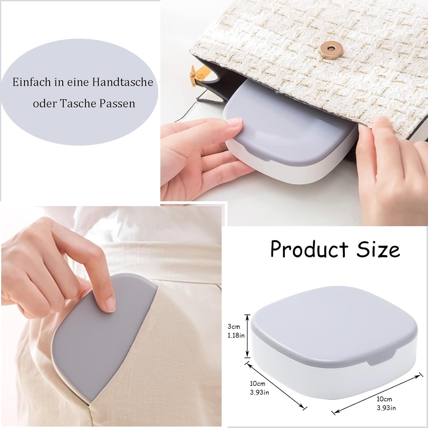 Small Portable Jewellery Box – Compact Storage Case for Earrings, Necklaces & Rings (Travel Friendly)