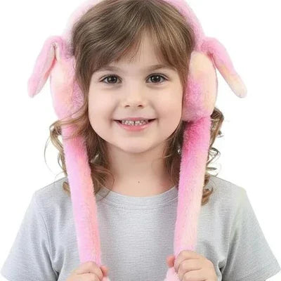 Dancing Earmuff with Sound Effect & Movable Ears – Cute Interactive Headwear for Kids & Girls